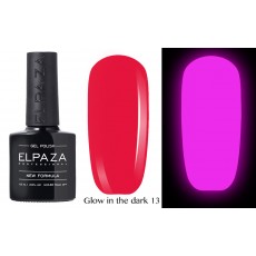 Гель-лак Elpaza Glow Neon Collection неоновая серия светится в темноте при ультрофиолете 13